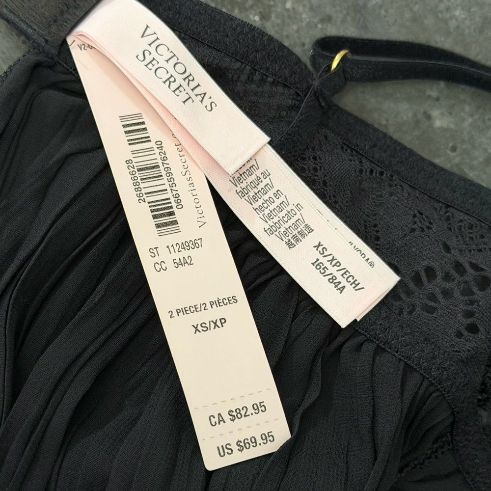 Victoria's Secret DREAM ANGELS Dare to Dream Lace Pleated Babydoll Set, XS. NWT! - Picture 12 of 13